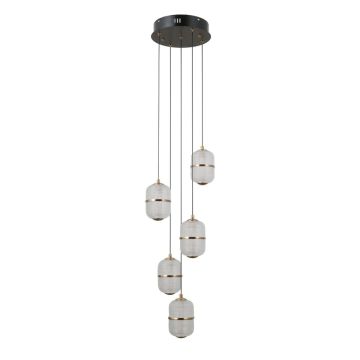 Függőlámpa Alani PND-34375-5-BK 3000K 28W 5x28W/LED 2184lm a Italux-tól