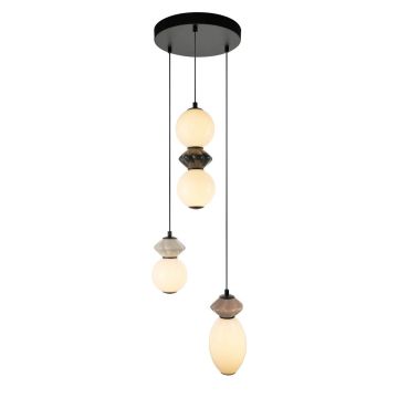 Függőlámpa Balos PND-94921-4R-BK 3000K 19W 1x19W/LED 1400lm a Italux-tól