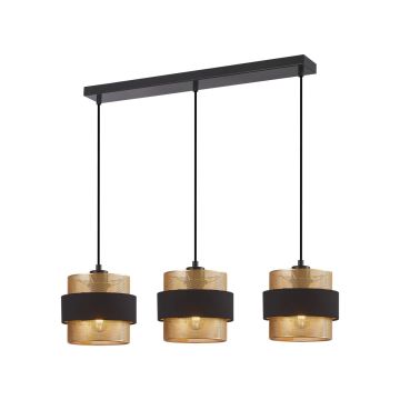 Függőlámpa Bans PND-27467-3-BK-GD 40W 3x40W/E27 a Italux-tól