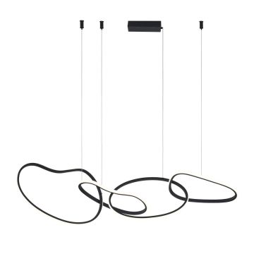 Függőlámpa Fonte PND-22412-S4-BK 3000K|4000K|6000K 60W 4x60W/LED 5300lm a Italux-tól