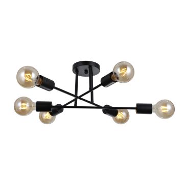 Plafonlámpa FORMIO PND-4052-6-BL 6x40W/E27 IP20 a Italux-tól