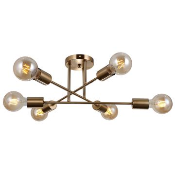 Plafonlámpa FORMIO PND-4052-6-HBR 6x40W/E27 IP20 a Italux-tól