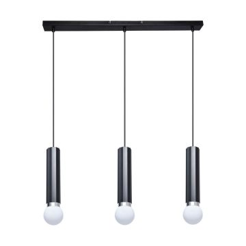 Függőlámpa Macera PND-33849-3-BK 40W 3x40W/E27 a Italux-tól