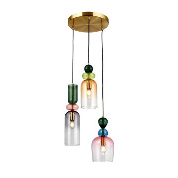 Függőlámpa Manso PND-37462-3A-MC-GD 3x40W/E14 IP20 a Italux-tól
