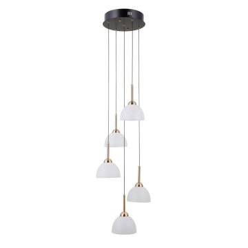 Függőlámpa Montiela PND-34374-5-BK 3000K 25W 5x25W/LED 1286lm a Italux-tól