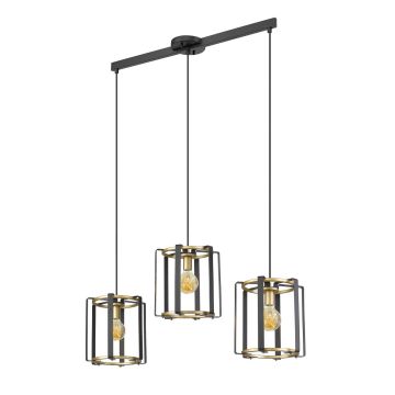 Függőlámpa PRIMERO PND-44003-3-BK-GD 3x60W/E27 IP20 a Italux-tól
