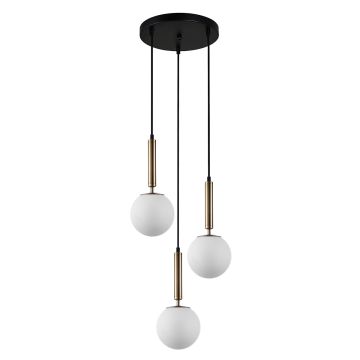 Függőlámpa Ravena PND-2324-3A GD+OPAL 3x10W/E27 IP20 a Italux-tól