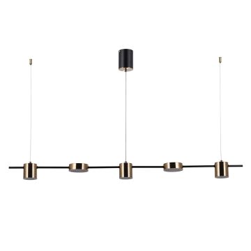 Függőlámpa REMDAL PND-16374-5-BK-4K 4000K 30W/LED 2300LM IP20 a Italux-tól
