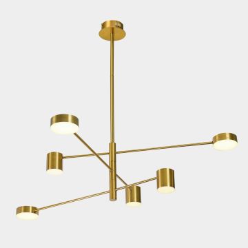 Függőlámpa REMDAL PND-16374-6-COP-GD-4K 4000K 36W/LED 2700LM IP20 a Italux-tól