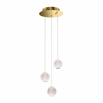 Függőlámpa Rosario PND-12220121-3A-GD 3000K 3x12.6W/LED 840lm IP20 a Italux-tól
