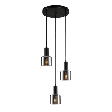 Függőlámpa SANTIA PND-65342-3A-BK+SG 3x40W/E27 IP20 a Italux-tól