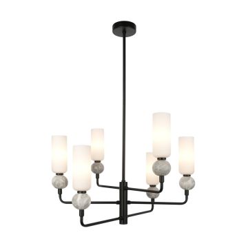 Plafonlámpa Santos PND-95331-6-BK 40W 6x40W/G9 a Italux-tól