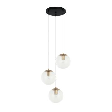 Függőlámpa Sarpo PND-58867-3S-BK-BRO 40W 3x40W/E27 a Italux-tól
