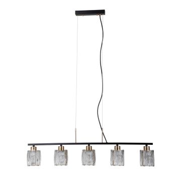 Függőlámpa Simona PND-40814-5-BK-HBR 40W 5x40W/E14 a Italux-tól