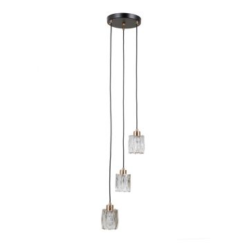 Függőlámpa Torno PND-40813-3R-BK-HBR 40W 3x40W/E14 a Italux-tól
