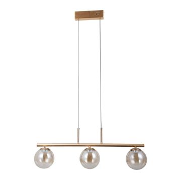 Függőlámpa Velada PND-34381-3-HBR 3000K 15W 3x15W/LED 610lm a Italux-tól