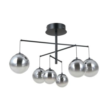 Függőlámpa Velada PND-34381-6-BK 3000K 30W 6x30W/LED 2010lm a Italux-tól