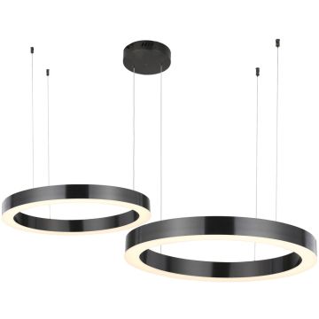Függőlámpa CIRCLE 2in1 ST-8848-40+60 black 3000K 2x53W/LED 5035lm IP20 a Step Into Design-tól