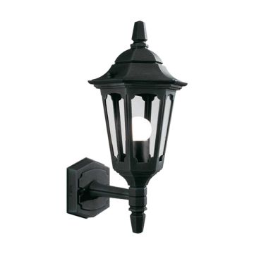 Fali lámpa PARISH PRM1-BLACK 1x60W/E27 IP44 a Elstead Lighting-tól