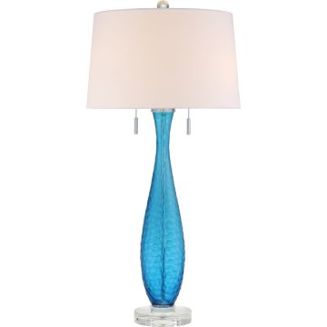 Asztali lámpa OCEAN BLUE QZS-Q2314T 2x60W/E27 a Quoizel-tól