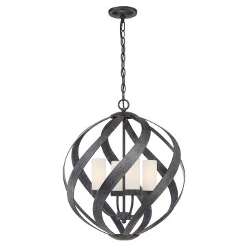 Függőlámpa BLACKSMITH QN-BLACKSMITH-4P-OBK 4x40W/E14 IP44 a Quintiesse-tól