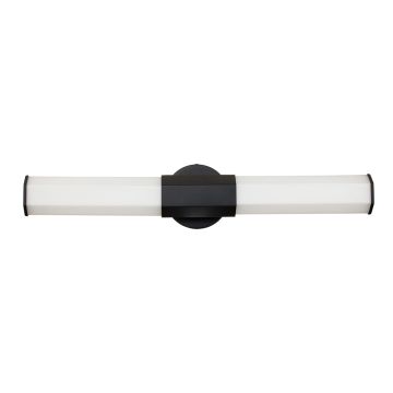 Fali lámpa FACET QN-FACET-LED2-BK-BATH 3000k 2x12W/LED 2160LM IP44 a Quintiesse-tól