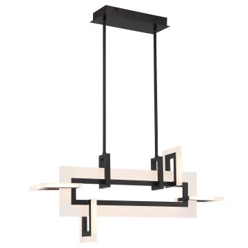Plafonlámpa Inizio QN-INIZIO-LP-S-BK 3000K 46W 1x46W/LED 2086lm a Quintiesse-tól
