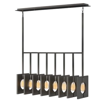 Függőlámpa LUDLOW QN-LUDLOW8-GR 8x60W/E27 a Quintiesse-tól