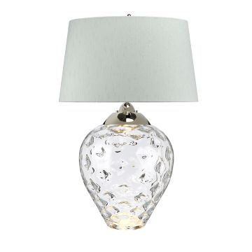 Asztali lámpa SAMARA QN-SAMARA-TL-LRG-CLR 3000K 1x60W/E27+1x7W/GU10 620LM a Quintiesse-tól