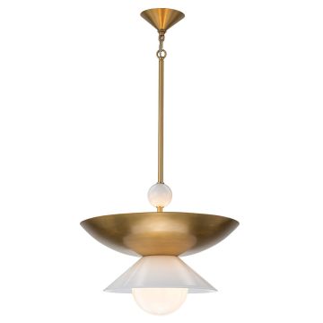 Függőlámpa Saucer QN-SAUCER-4P-L-AB-OPAL 40W 3x40W/E14 a Quintiesse-tól