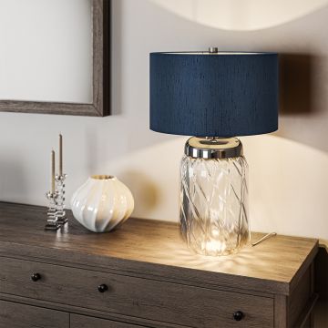 Asztali lámpa SOLA QN-SOLA-TL-L-BLU 3000k 1x60W/E27 720LM a Quintiesse-tól