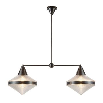Plafonlámpa Willard QN-WILLARD-LP2-UBZ-PG 60W 2x60W/E27 a Quintiesse-tól