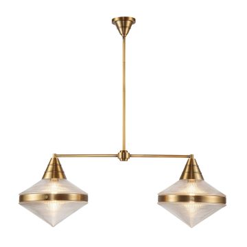Plafonlámpa Willard QN-WILLARD-LP2-VBS-PG 60W 2x60W/E27 a Quintiesse-tól