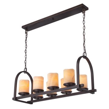 Függőlámpa ALDORA QZ-ALDORA8-ISLE 8x60W/E27 a Quoizel-tól