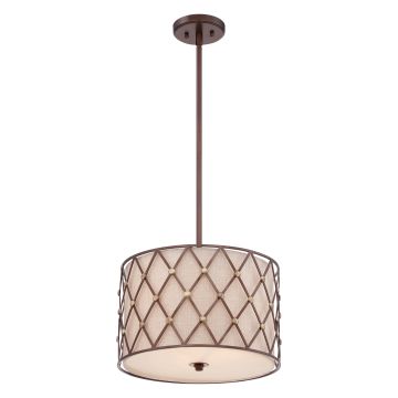Függőlámpa BROWN LATTICE QZ-BROWN-LATTICE-P-M 3x60W/E27 a Quoizel-tól