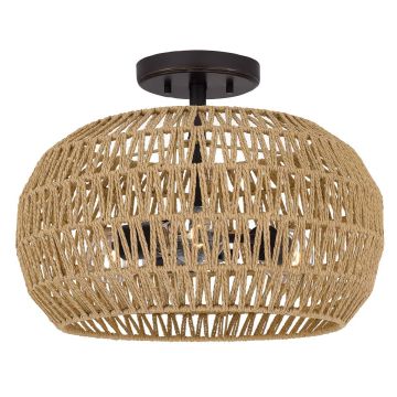 Plafonlámpa Casablanca QZ-CASABLANCA-3SF-PBZ 60W 3x60W/E27 a Quoizel-tól