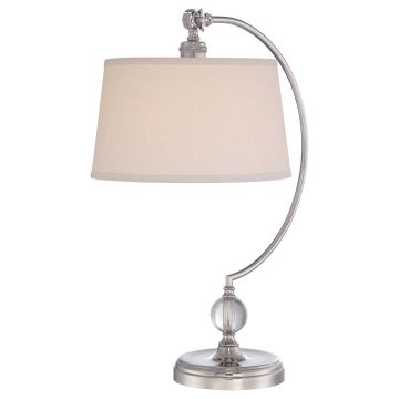 Asztali lámpa JENKINS QZ-JENKINS-TL-PN 1x60W/E27 a Quoizel-tól