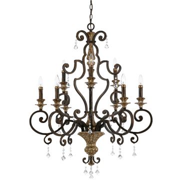 Csillár MARQUETTE QZ-MARQUETTE9 9x60W/E14 a Quoizel-tól