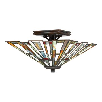 Süllyesztett mennyezeti lámpa Maybeck QZ-MAYBECK-F 2x60W/E27 a Quoizel-tól