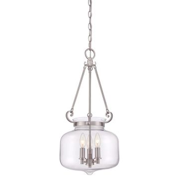 Függőlámpa STEWART QZ-STEWART-BN 3x60W/E14 a Quoizel-tól
