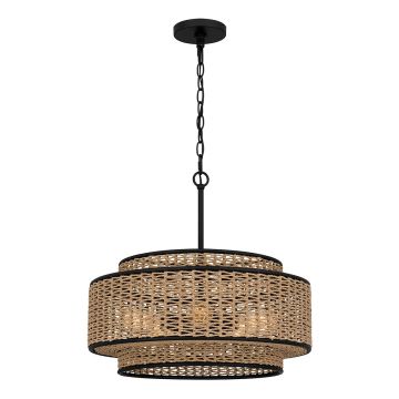 Függőlámpa Teton QZ-TETON-5P-MBK 60W 5x60W/E27 a Quoizel-tól