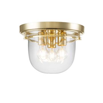 Süllyesztett mennyezeti lámpa Whistling QZ-WHISTLING-F-PB 3x40W/E27 IP44 a Quoizel-tól