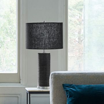 Asztali lámpa RIPPLE RIPPLE-TL-BLK 1x60W/E27 a Elstead Lighting-tól