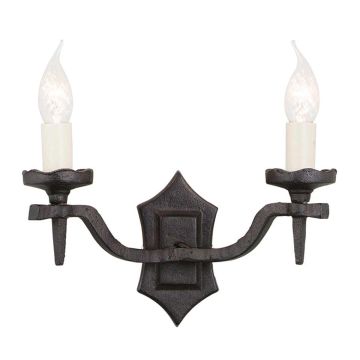 Fali lámpa RECTORY RY2B-BLACK 2x60W/E14 a Elstead Lighting-tól
