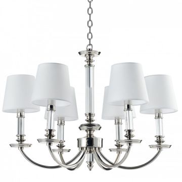 Csillár SIENA P06308WH NI 6x40W/E14 IP20 a Cosmolight-tól