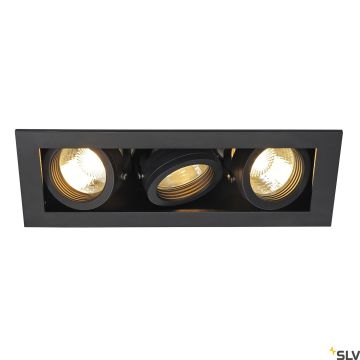 Beépíthető spotlámpa KADUX 115530 3x50W/GU10 IP20 a SLV-tól