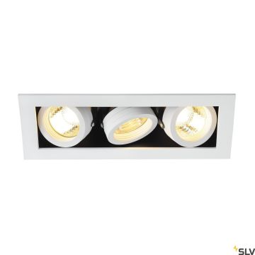 Beépíthető spotlámpa KADUX 115531 3x50W/GU10 IP20 a SLV-tól
