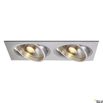 Beépíthető spotlámpa NEW TRIA 111382 2x75W/GU10/ES111 IP20 a SLV-tól