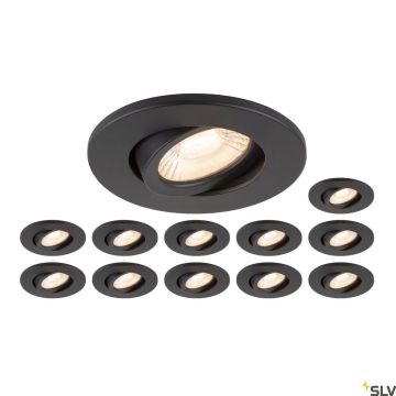 Beépíthető spotlámpa UNIVERSAL DOWNLIGHT 1007273 2700K|3000K|4000K|6500K 8W 1x8W/LED 560lm|610lm|680lm|640lm a SLV-tól