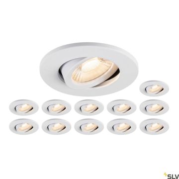 Beépíthető spotlámpa UNIVERSAL DOWNLIGHT 1007274 2700K|3000K|4000K|6500K 8W 1x8W/LED 560lm|610lm|680lm|640lm a SLV-tól